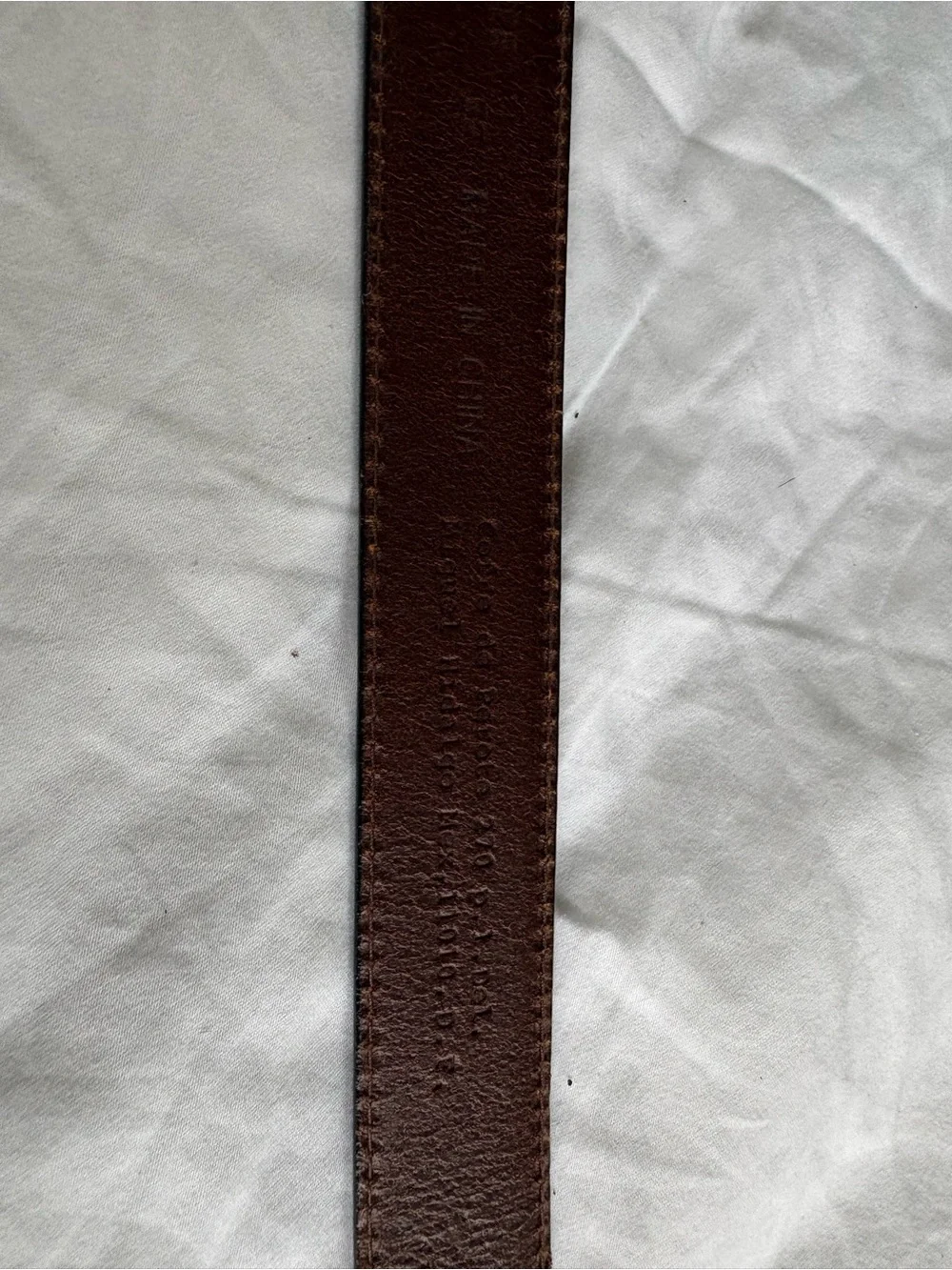 Classic Brown Leather Women's Belt with Brass-Tone Buckle Western simplicity